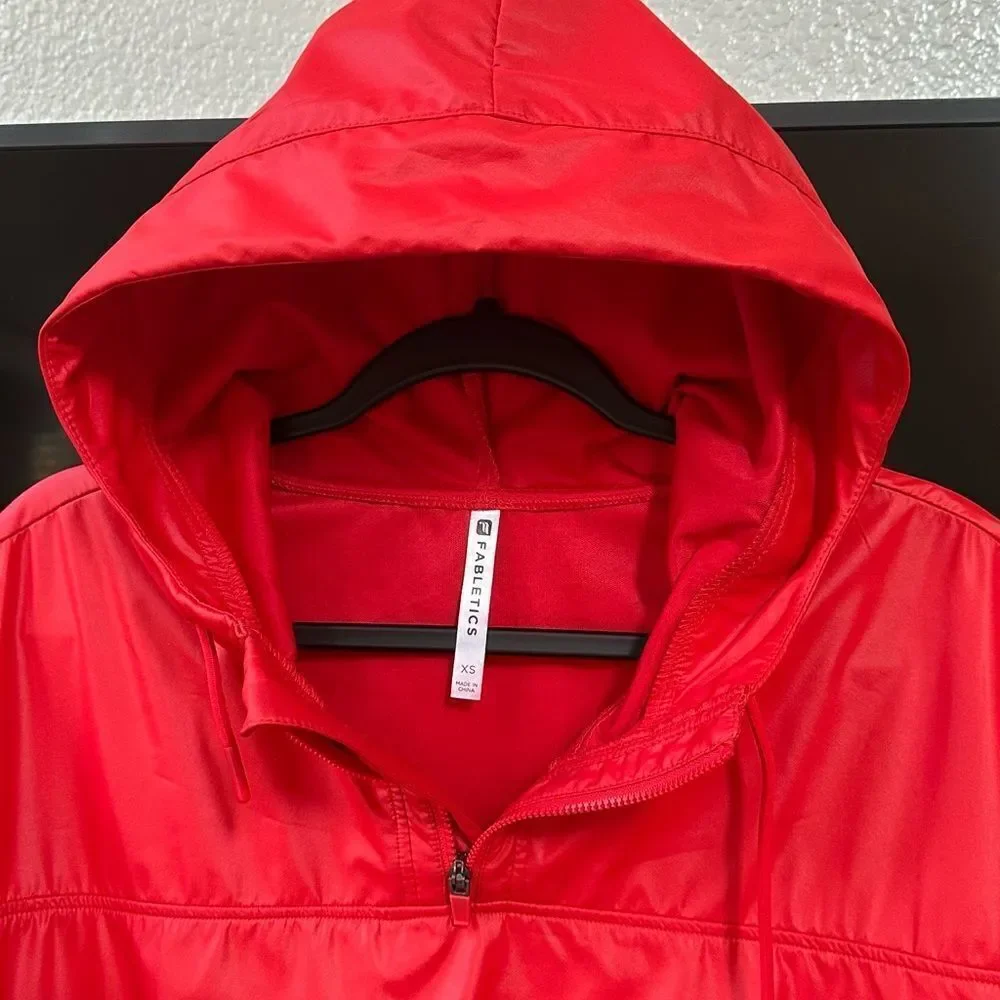 Fabletics Europa Pullover II Windbreaker Jacket, Size XS